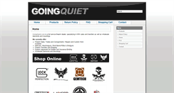 Desktop Screenshot of goingquiet.com
